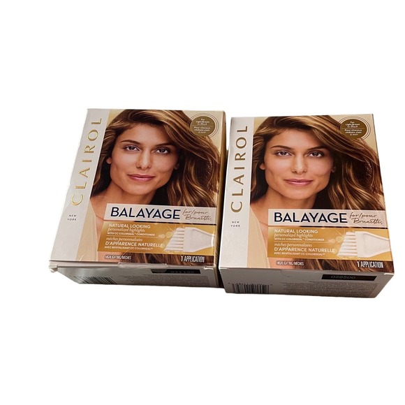 2 New Clairol Balayage Hair Color For Brunettes Highlights Light Brown To Black - Picture 1 of 7